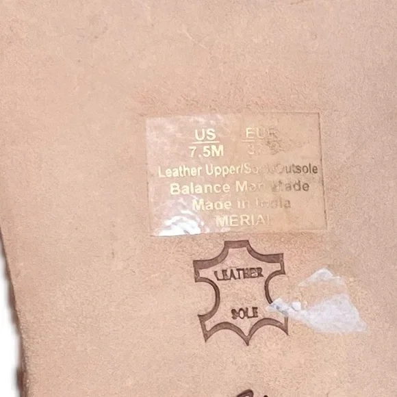 Sam Edelman Meriai Leather Strappy Sandals Ivory Size 7.5 - Picture 9 of 9